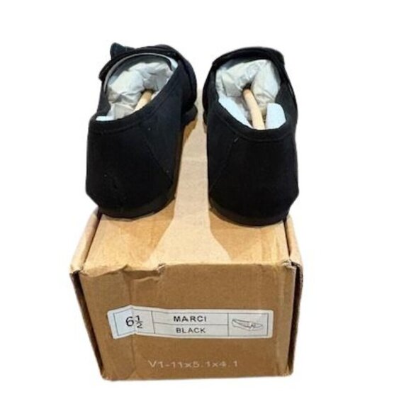 Journee Collection “Marci” Loafer Flats in Faux Suede – Black – NIB – Size 6.5 - Picture 4 of 8